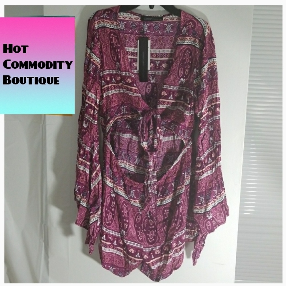 Bell Sleeve Romper